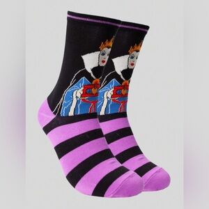 •Keep it Villainous• Evil Queen Disney Villains Graphic Unisex Socks 3 for $21